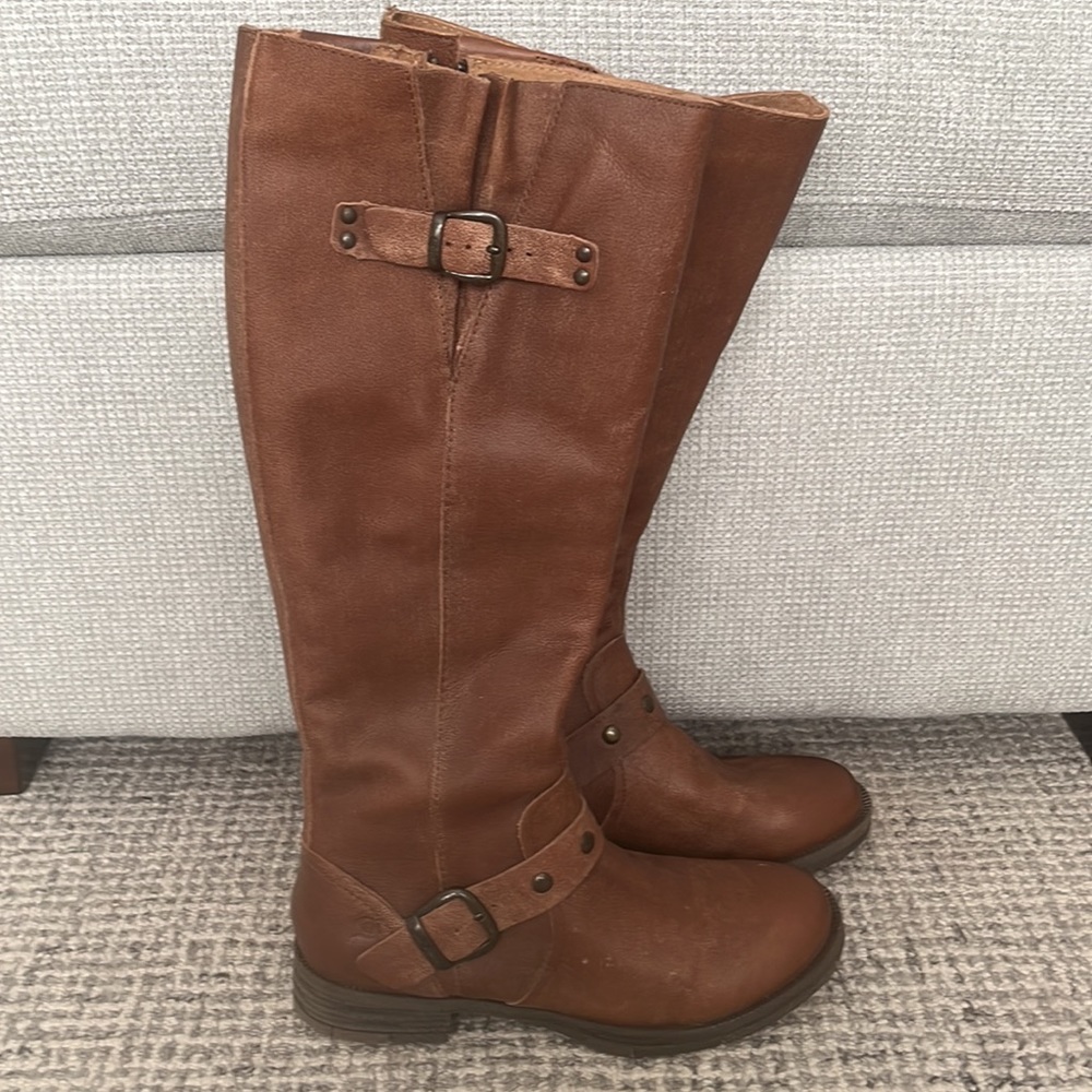 Brand New Born Leather Boots 7.5